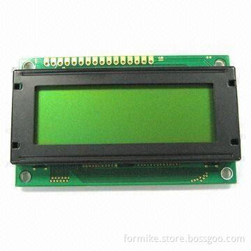 Dot-matrix LCD Module with 20 x 4 Pixels Resolution and 60 x 22.2mm Viewing Area
